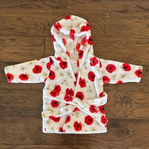 HB Cozy Baby Robe Red